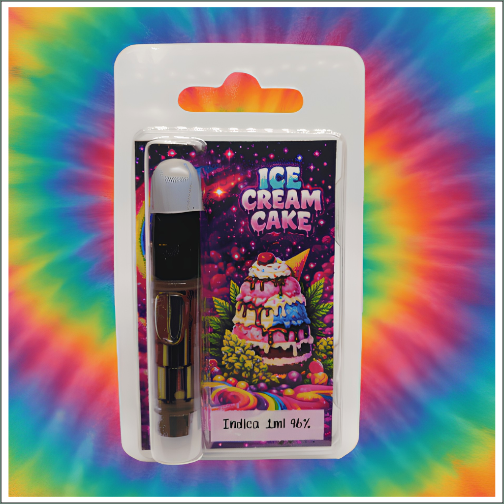 Distillate Vape Cart 1ml - Ice Cream Cake (Indica)