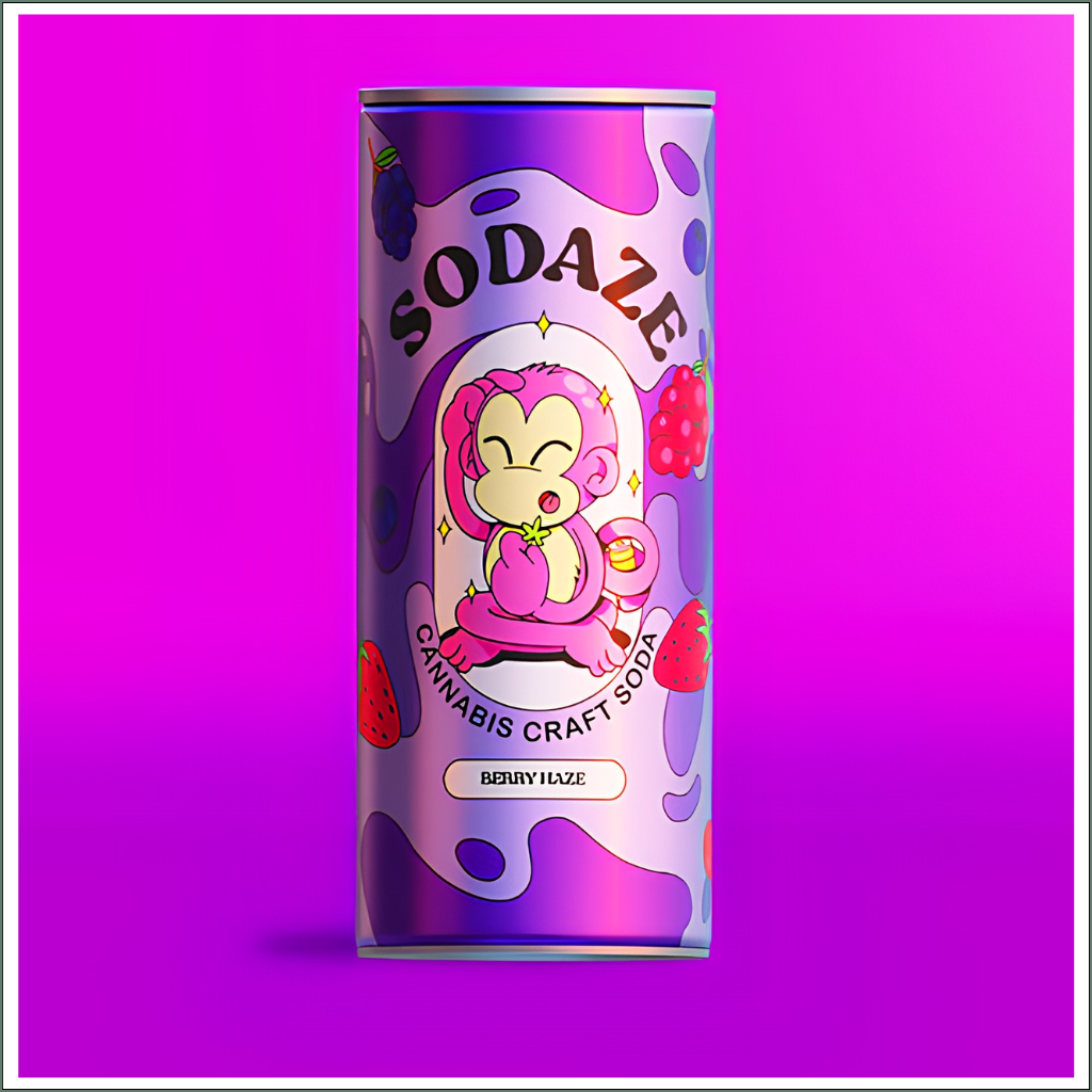 Sodaze Infused Craft Soda 30mg - Berry Haze (250ml)