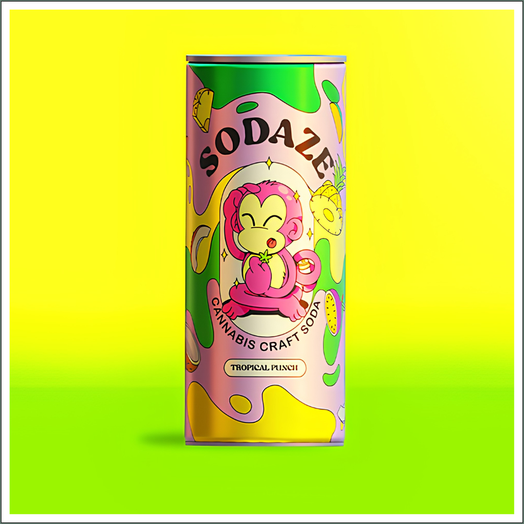 Sodaze Infused Craft Soda 30mg - Tropical Punch (250ml)