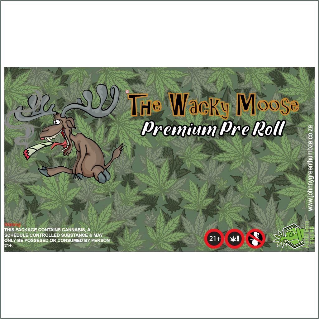 Wacky Moose Premium Pre-Rolls - Kingsize - Indoor - Blueberry Muffin (Indica)