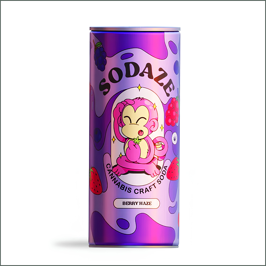 Sodaze Infused Craft Soda 30mg - Berry Haze (250ml)