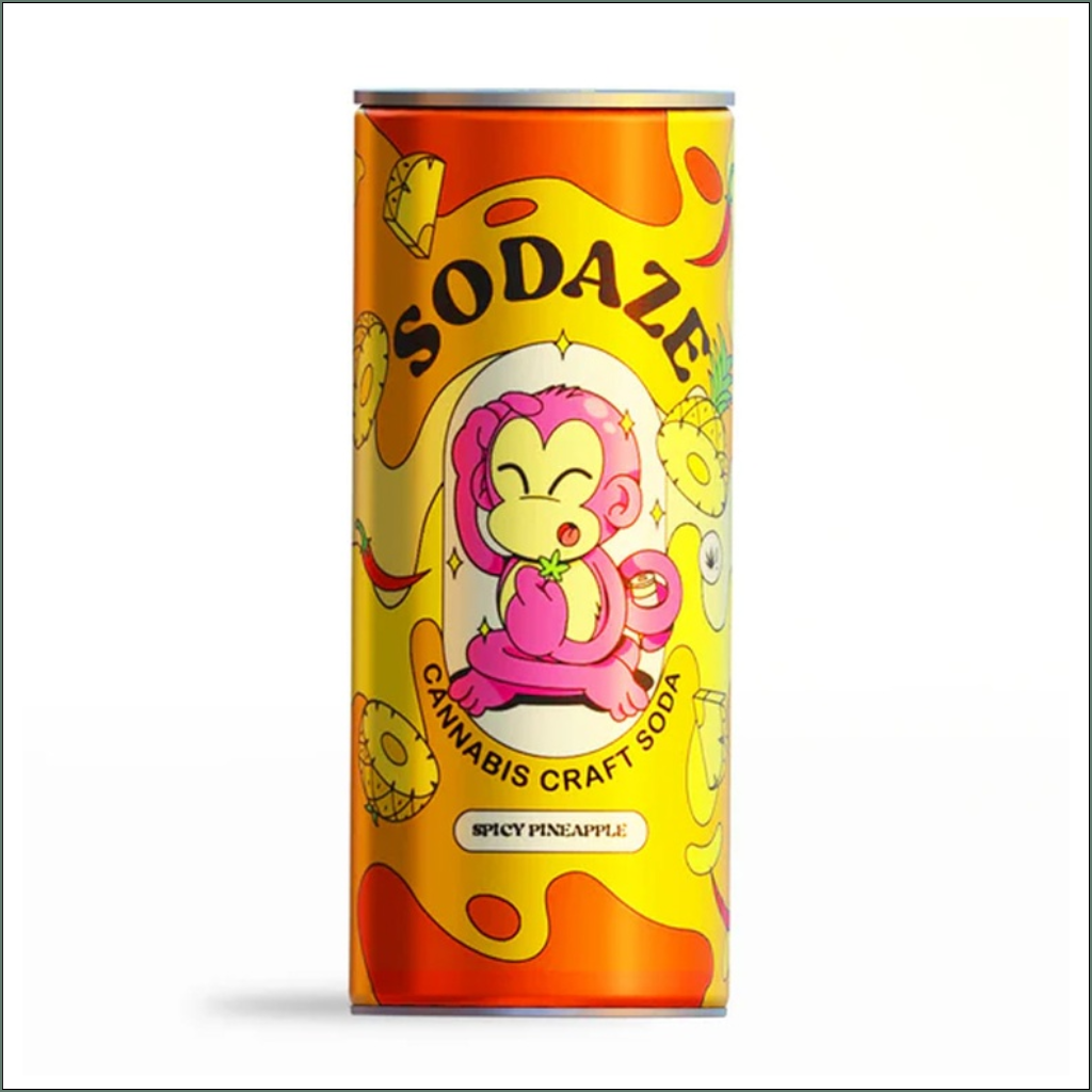 Sodaze Infused Craft Soda 30mg - Spicy Pineapple (250ml)