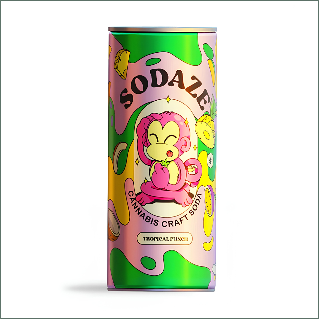 Sodaze Infused Craft Soda 30mg - Tropical Punch (250ml)