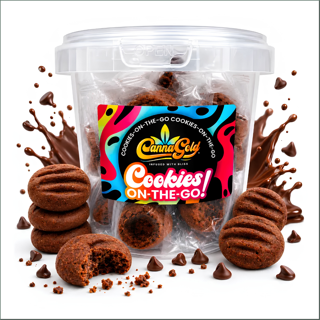 Chocolate Chip Cookies On-The-Go 1200mg (40x30mg) – Large Tub
