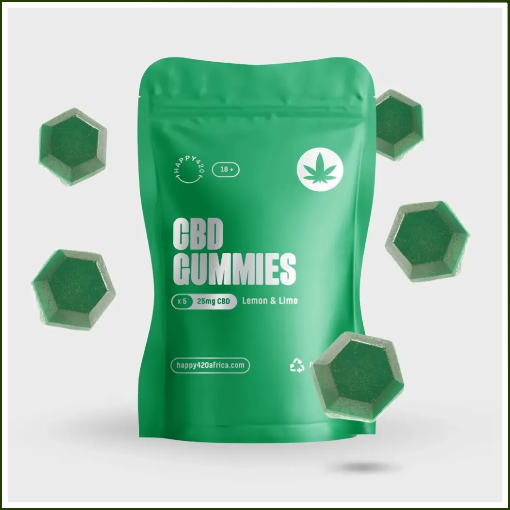 CBD Gummies - Lemon & Lime 125mg (5x25mg)