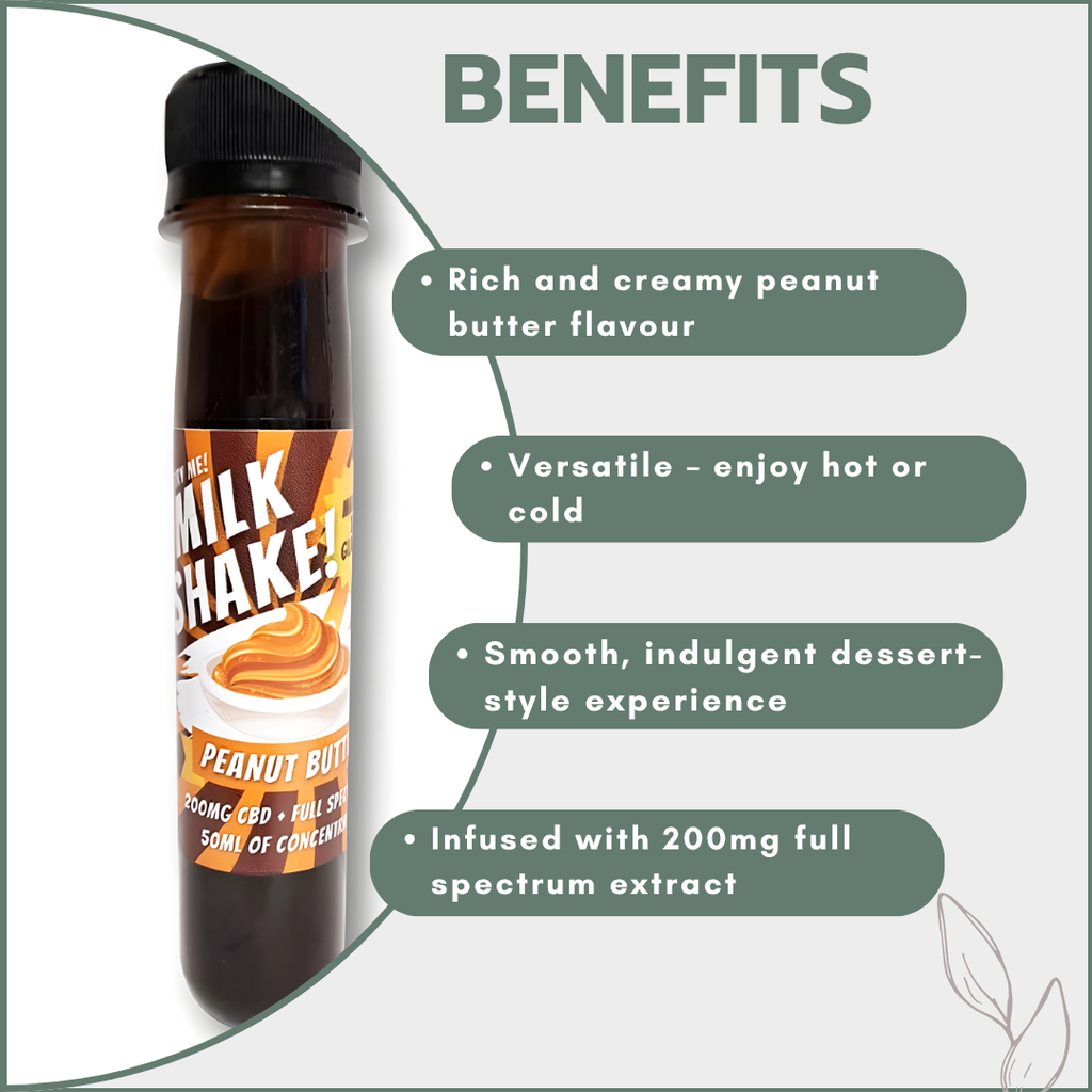 Milkshakes 200mg Full Spectrum - Peanut Butter