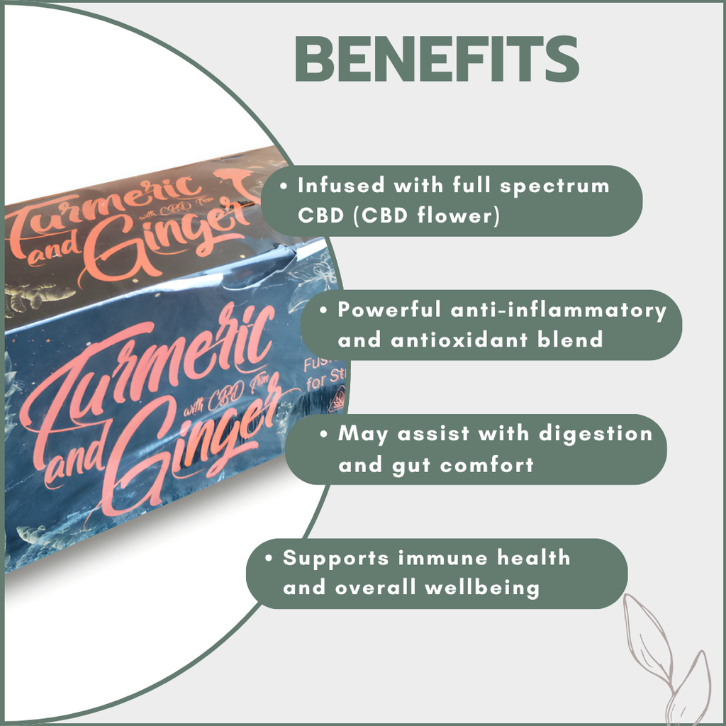 Time 4 Tea - Turmeric & Ginger Tea with CBD