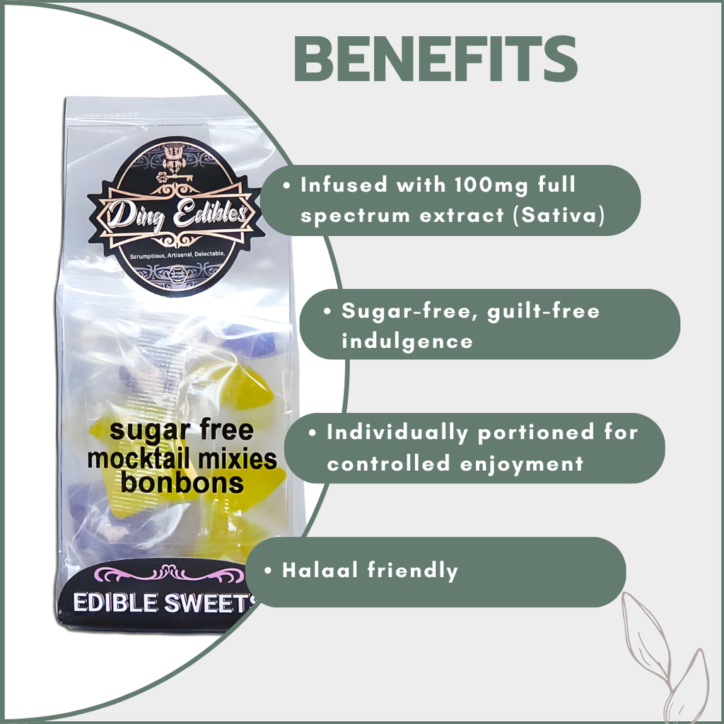 Mocktail Mixies Bon Bons 100mg Full Spectrum (Sugar Free)