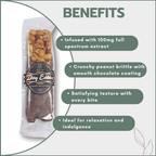 Ding Chocolate Coated Peanut Brittle 100mg Full Spectrum