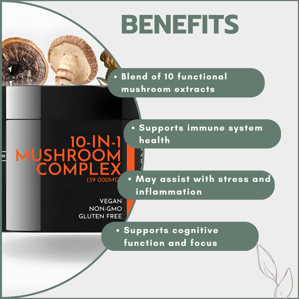 10-in-1 Mushroom Complex Gummies (30)