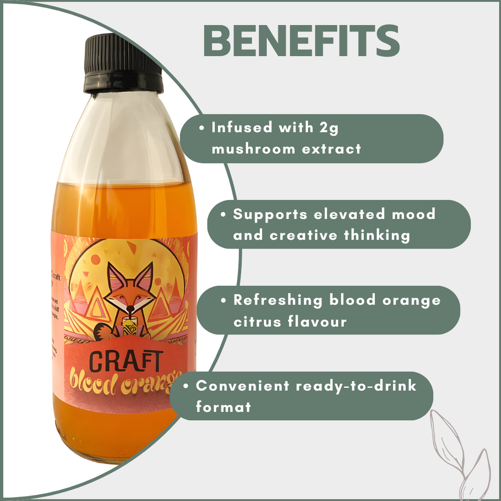 Trippy Nootropic Craft Beverage 230ml - Blood Orange