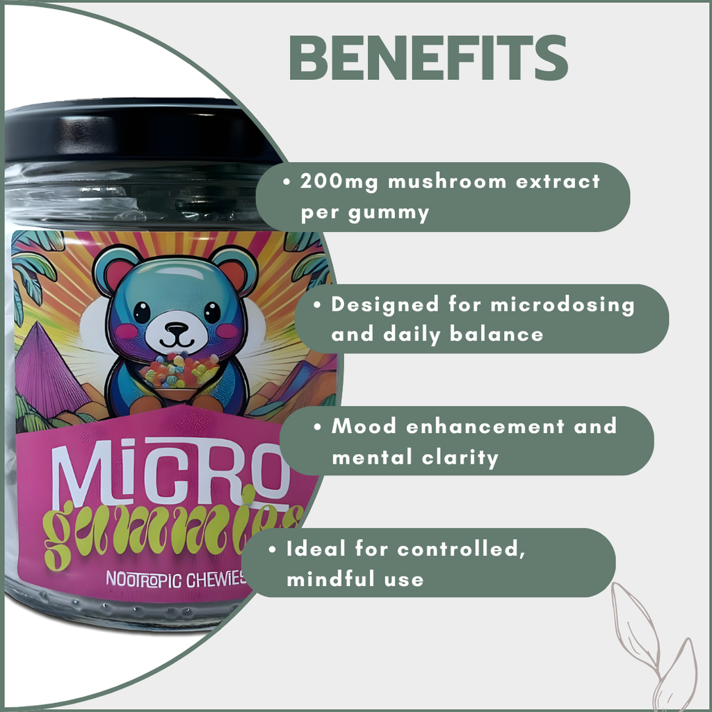 Trippy Nootropic Microdosing Gummies HERO Jar 4000mg (20x200mg)