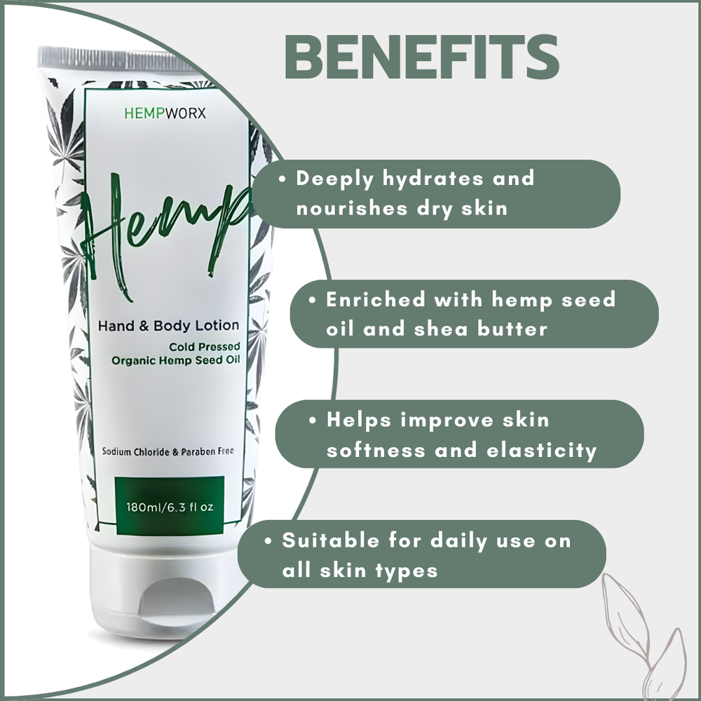 Hemp Hand & Body Lotion 180ml