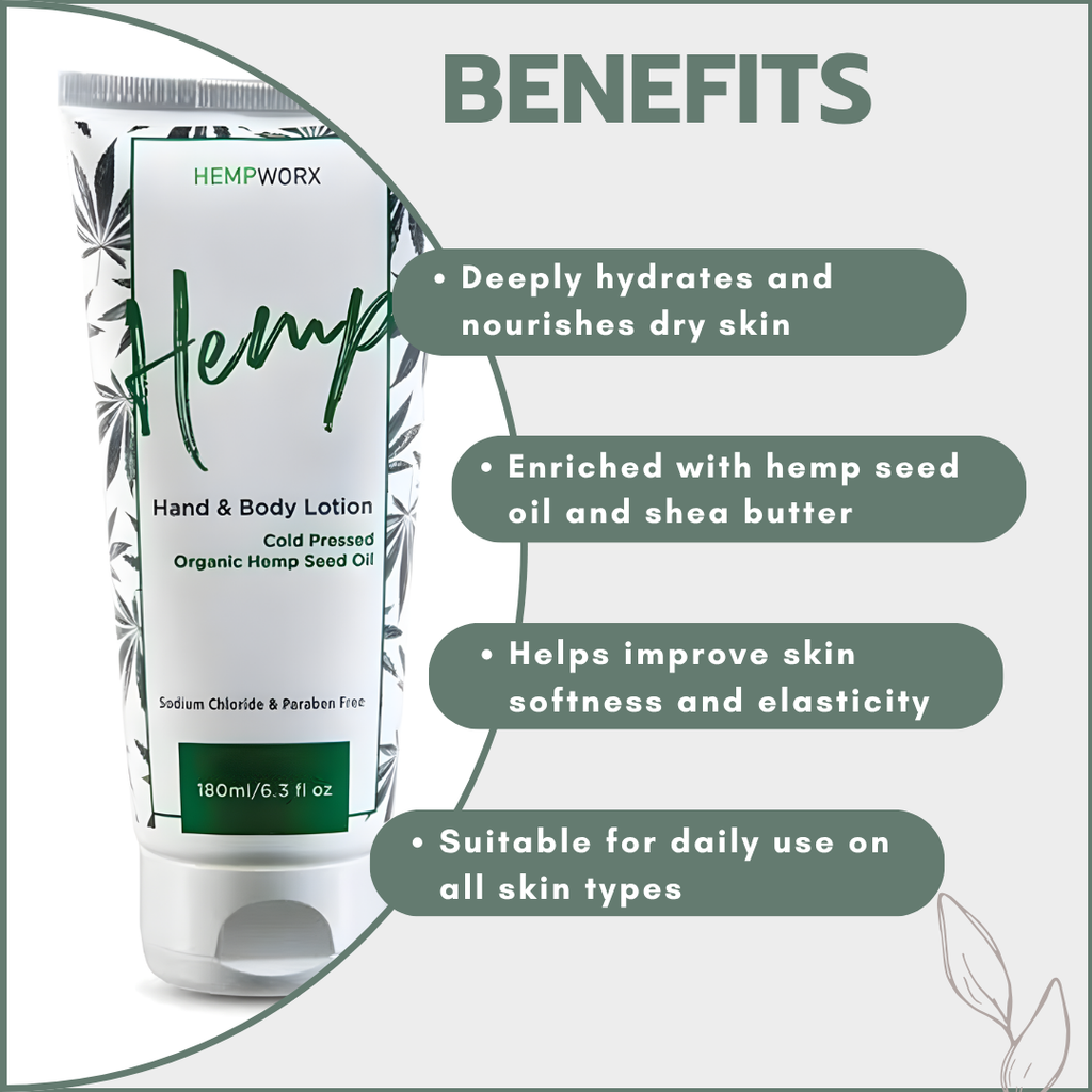 Hemp Hand & Body Lotion 180ml
