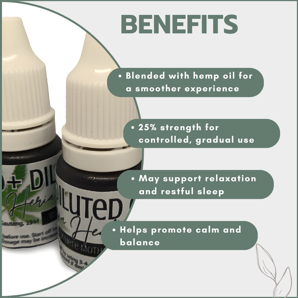 Diluted FECO Oil with Hemp Oil 10ml, 20ml, 30ml