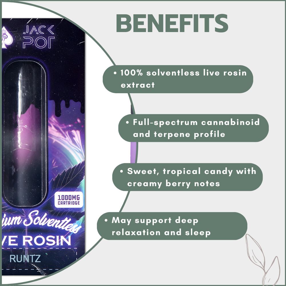 Live Rosin Disposable Vapes 1ml - Runtz (Hybrid)
