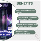 Live Rosin Disposable Vapes 1ml - Runtz (Hybrid)