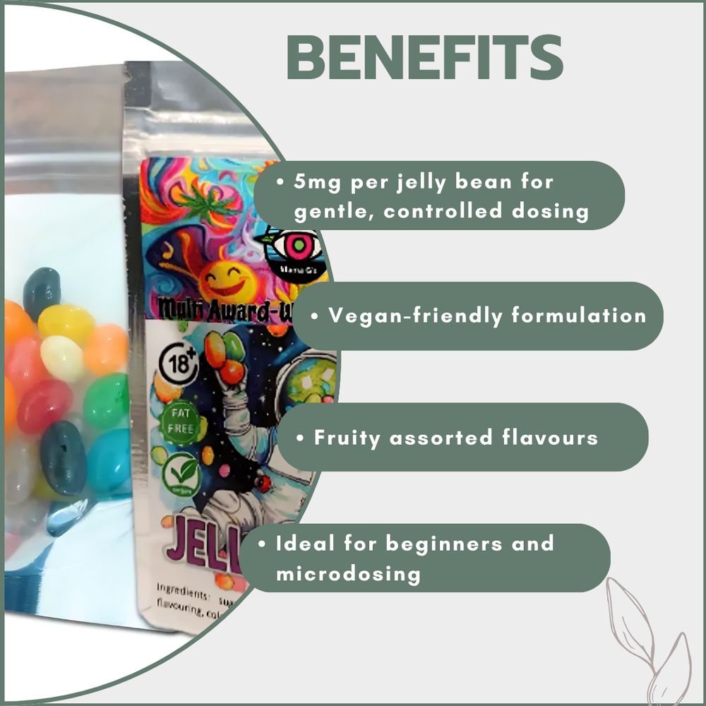 Vegan Gummies - Jelly Beans 100mg (20x5mg)