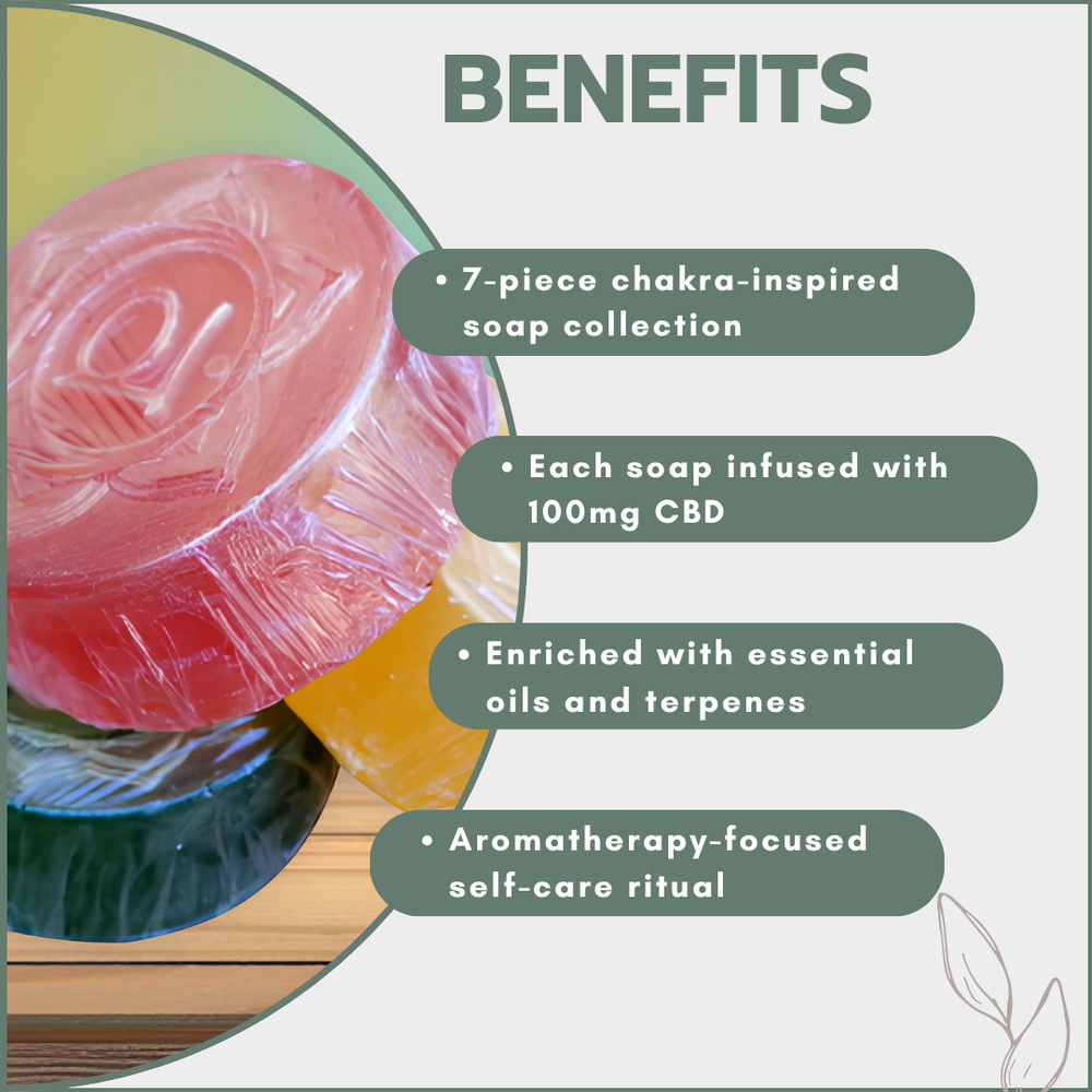 Chakra Soap Set with CBD