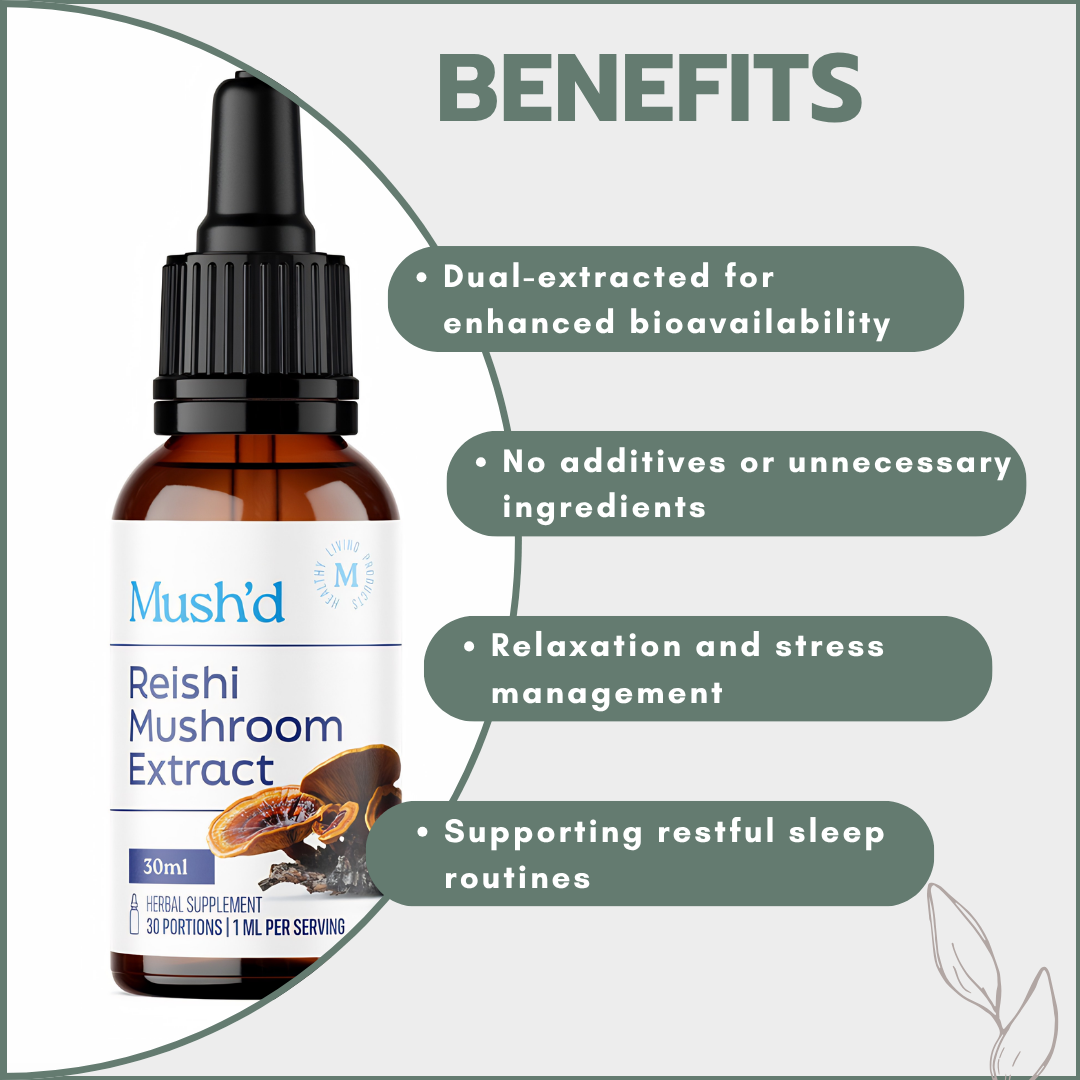 Dual Extracted Mushroom Tincture - Reishi 30ml