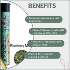 Wacky Moose Premium Pre-Rolls - Kingsize - Indoor - Blueberry Muffin (Indica)