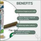 Blazing Johnny Premium Pre-Rolls - Kingsize - Greenhouse - Flap Jacks (Indica)