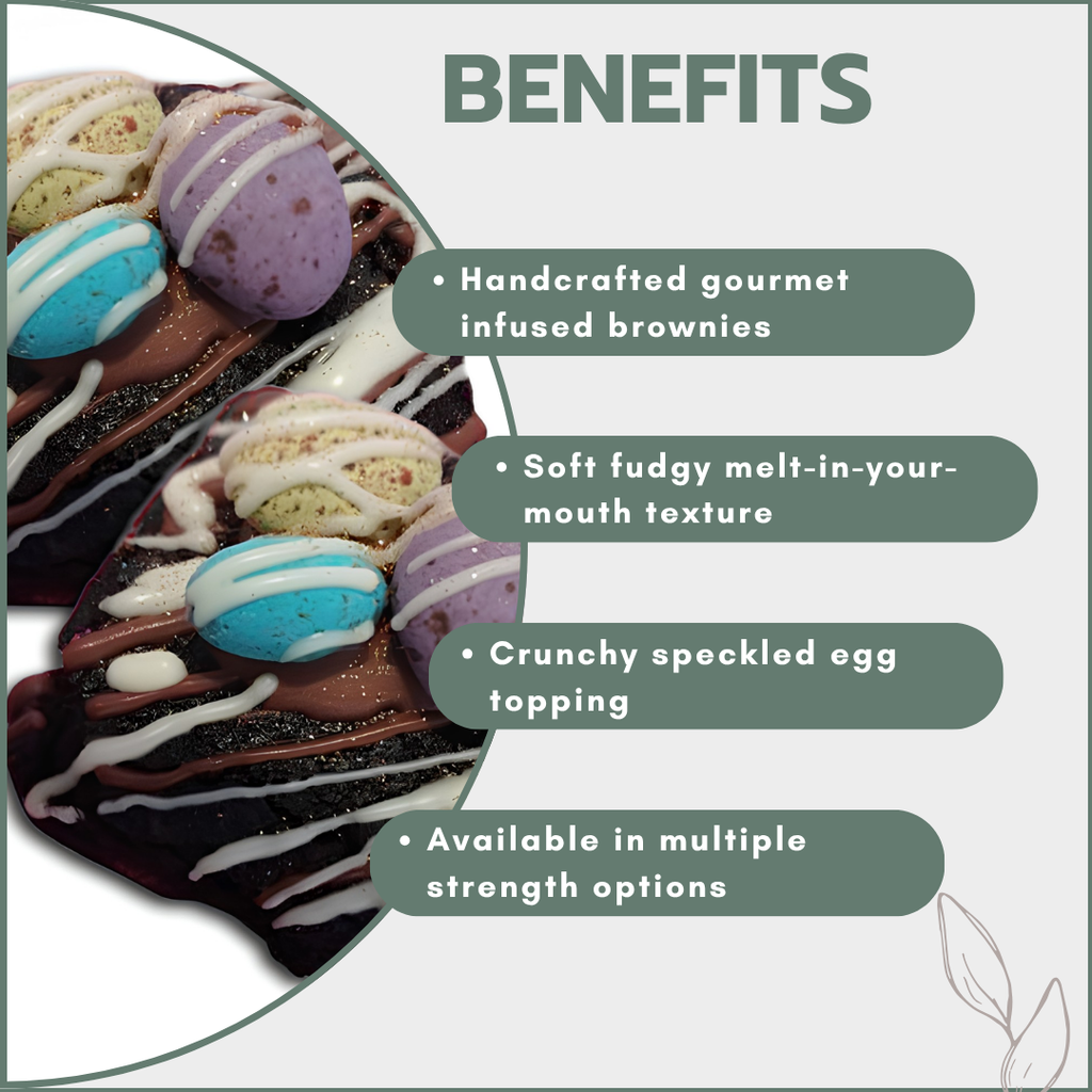 Belgian Chocolate Brownies - Speckled Eggs (Pack of 10)