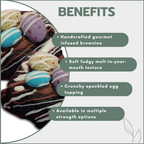 Belgian Chocolate Brownies - Speckled Eggs (Pack of 10)
