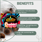 Chocolate Chip Cookies On-The-Go 1200mg (40x30mg) – Large Tub