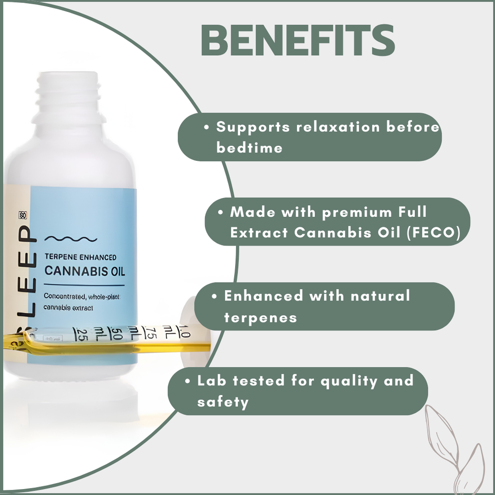 Sleep Aid - FECO THC/CBD Oil 30ml