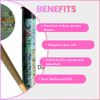 Wacky Moose Premium Pre-Rolls - Kingsize - Indoor - Durban Poison (Sativa)