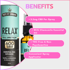 Relax - 600mg Full Spectrum CBD Oil 30ml
