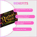 Dubai Mini Chocolate Slabs 100mg (5 Packs)