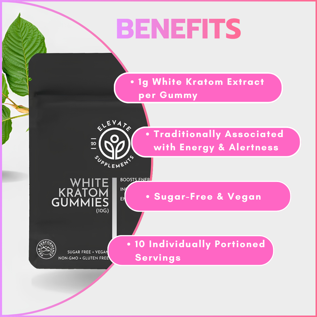 White Kratom Gummies (10x1g)