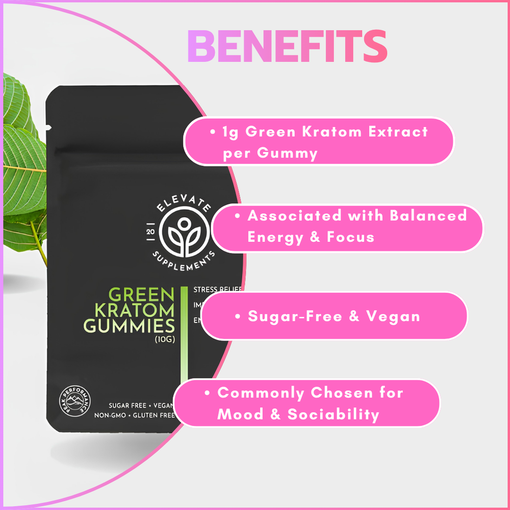 Green Kratom Gummies (10x1g)