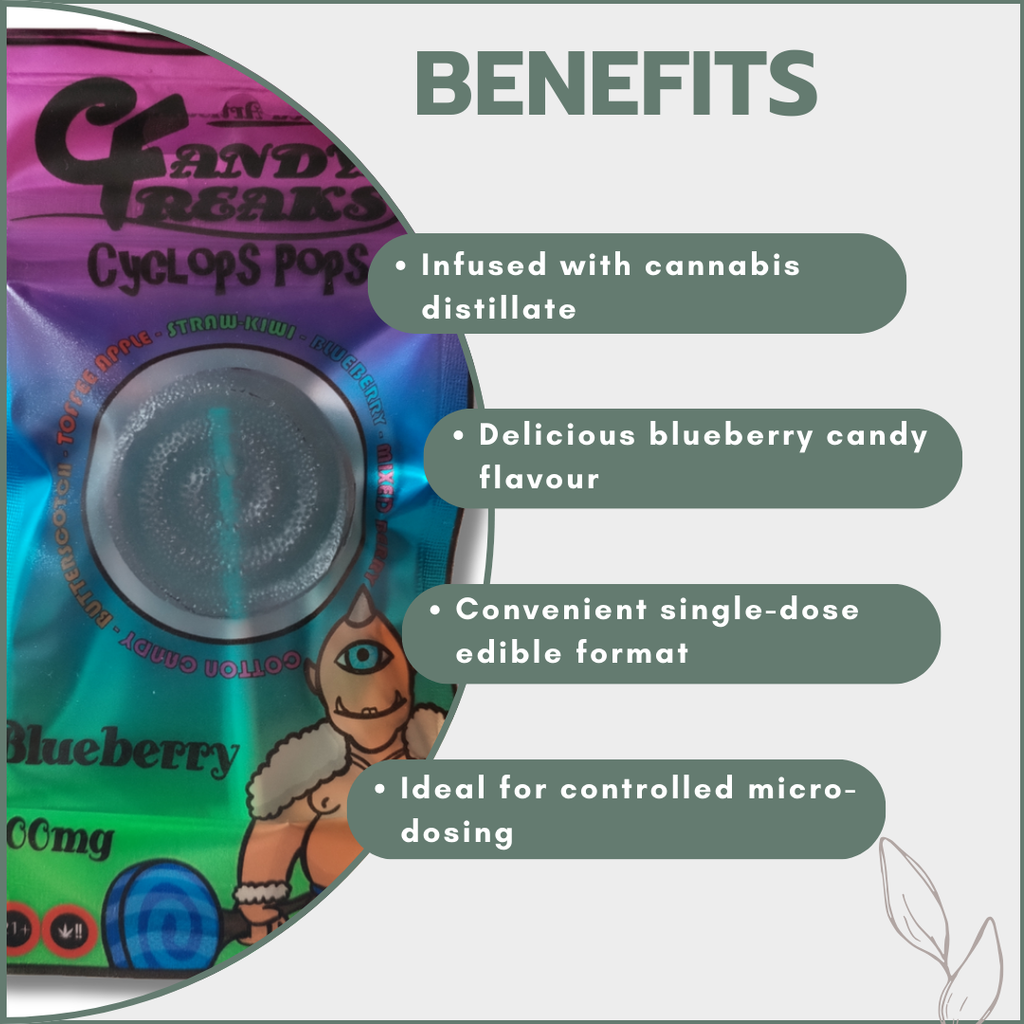 Candy Freaks Cyclops Pops 100mg - Blueberry