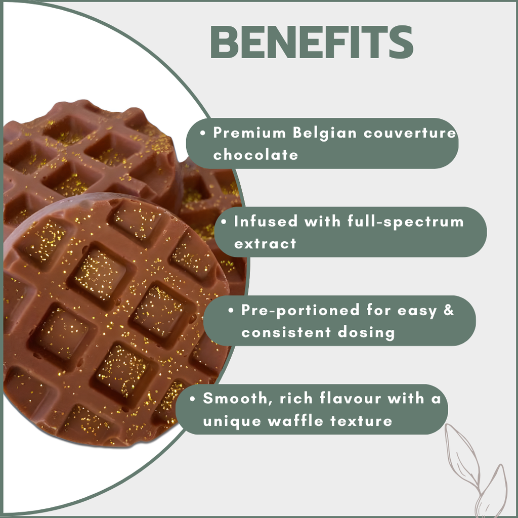 Belgian Waffle Chocolates Full Spectrum (6 Packs of 3x30mg)
