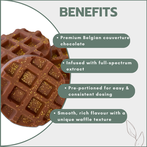 Belgian Waffle Chocolates Full Spectrum (6 Packs of 3x30mg)