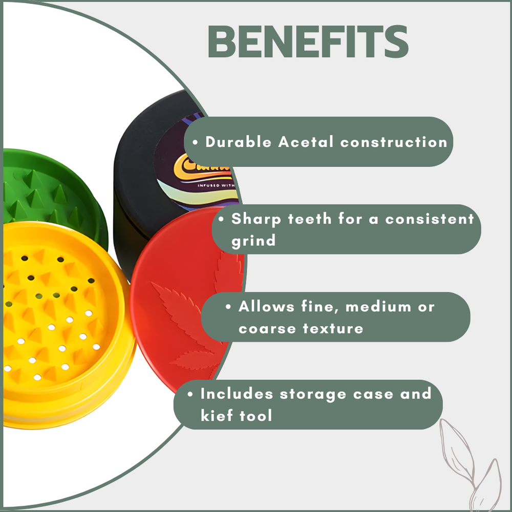 Weed Grinder - Acetal Irie Colours