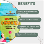 Cannalicious Cookies Coconut Oat 200mg (10x20mg)