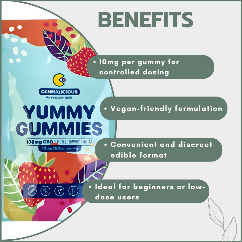 Cannalicious Yummy Gummies 100mg (10x10mg)