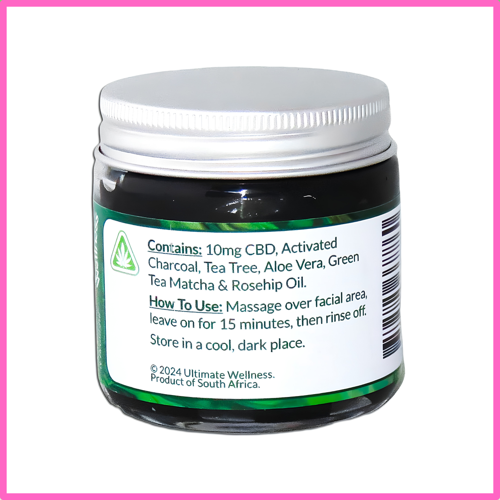 Ultimate Wellness CBD Gel Face Mask - Acne Detox 100ml