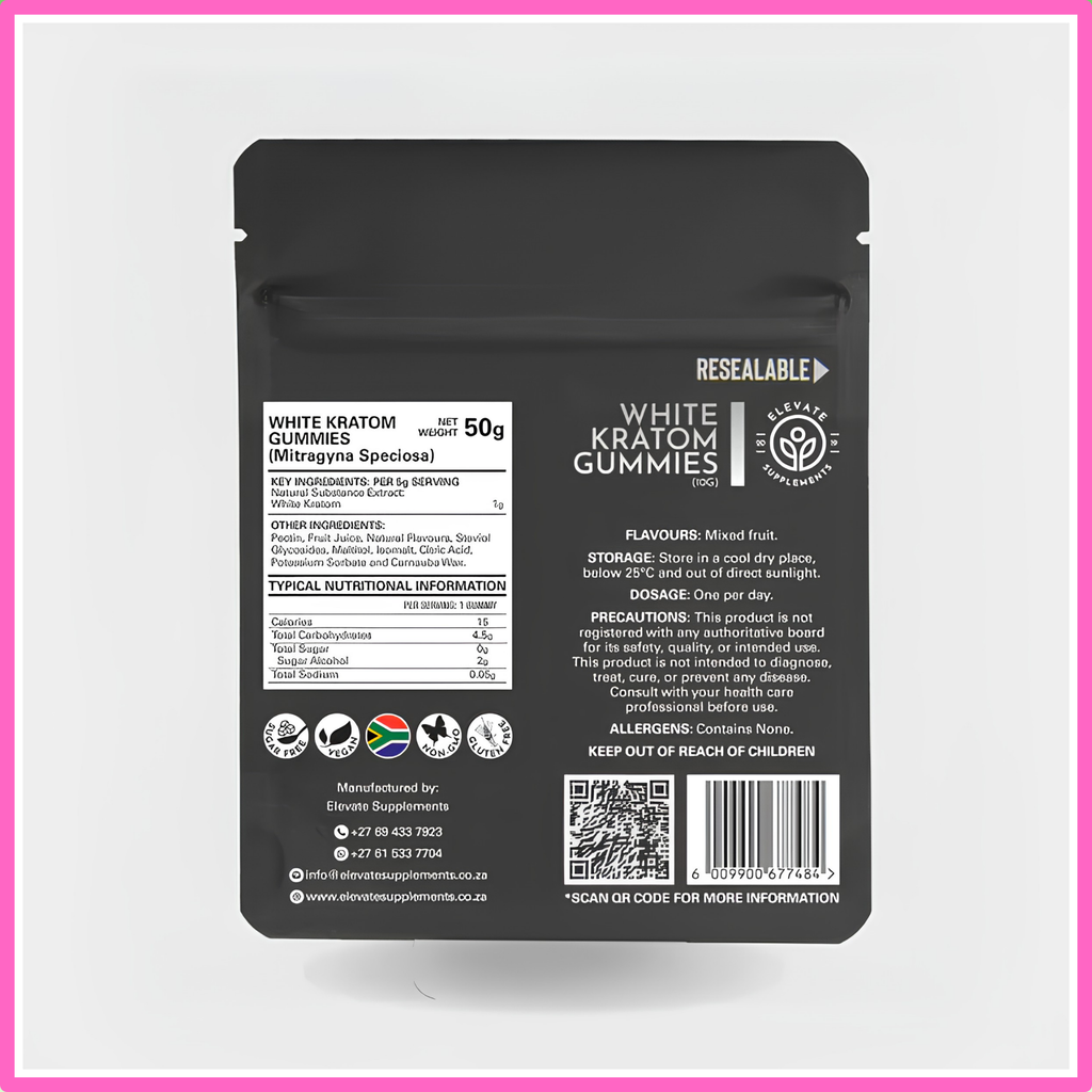 White Kratom Gummies (10x1g)