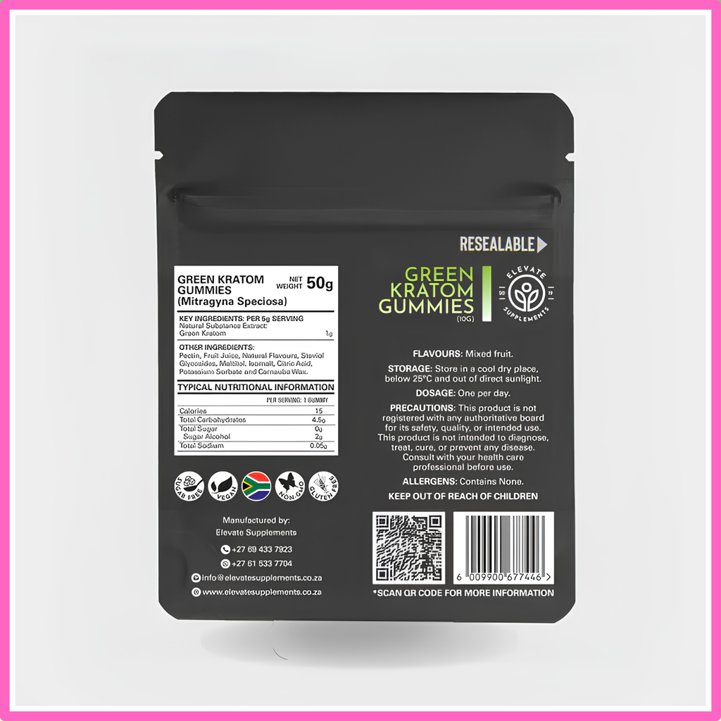 Green Kratom Gummies (10x1g)