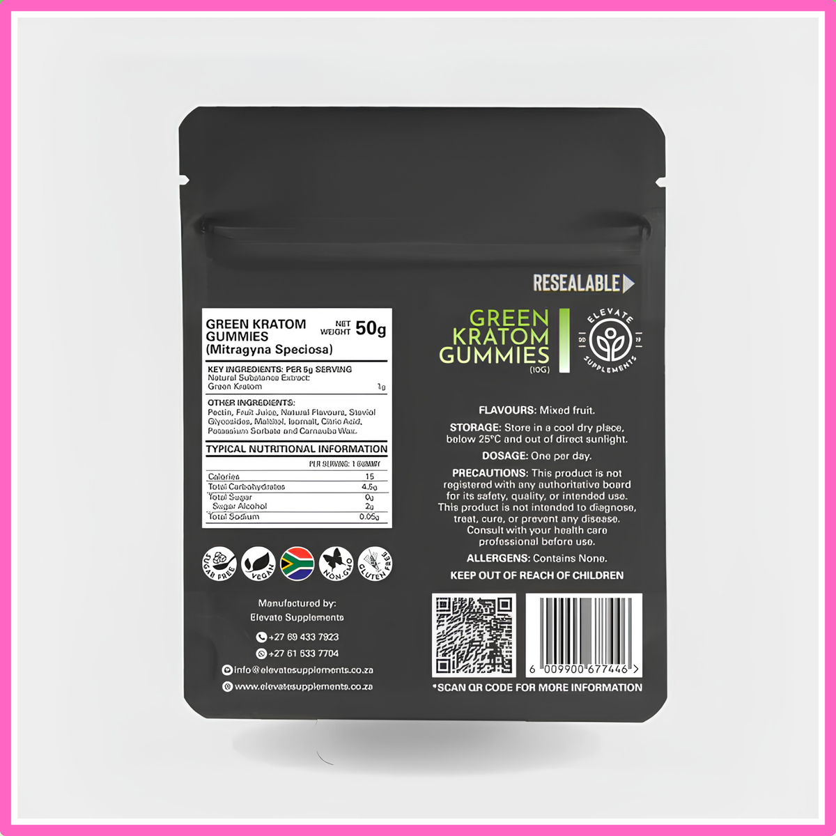 Green Kratom Gummies (10x1g)