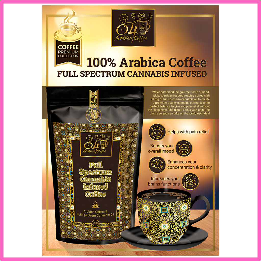 Time 4 Coffee - Full Spectrum Cannabis Infused Coffee 250g