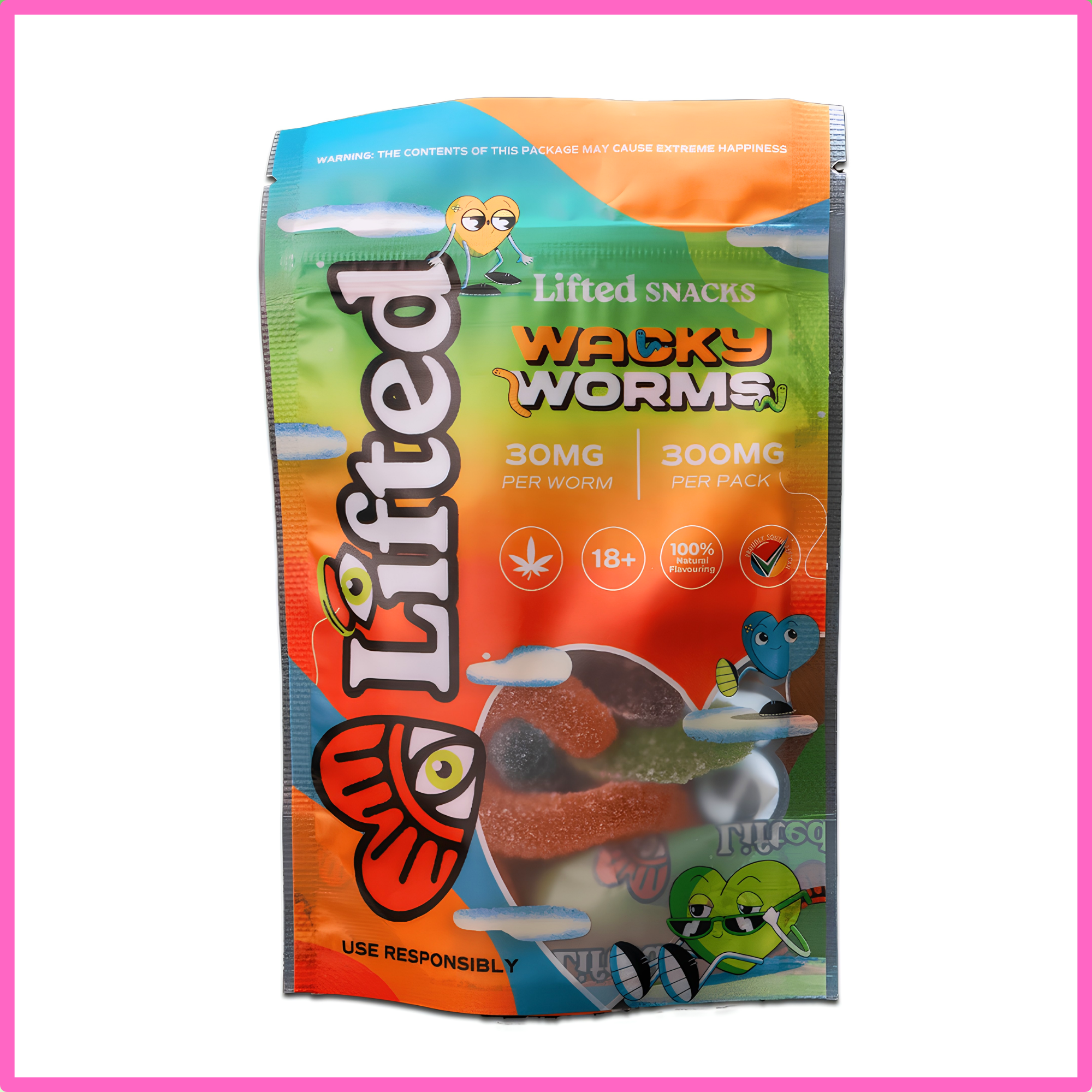 Gummies - Wacky Worms (150mg / 300mg)