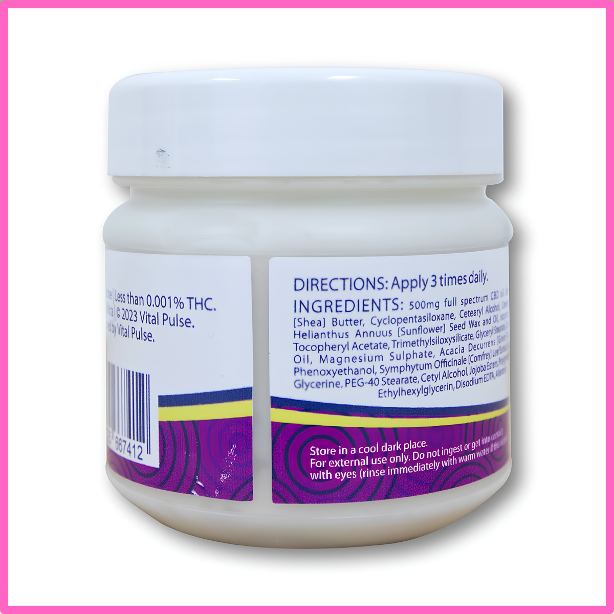 Vitalpulse Skin Soothe & Repair CBD 100ml