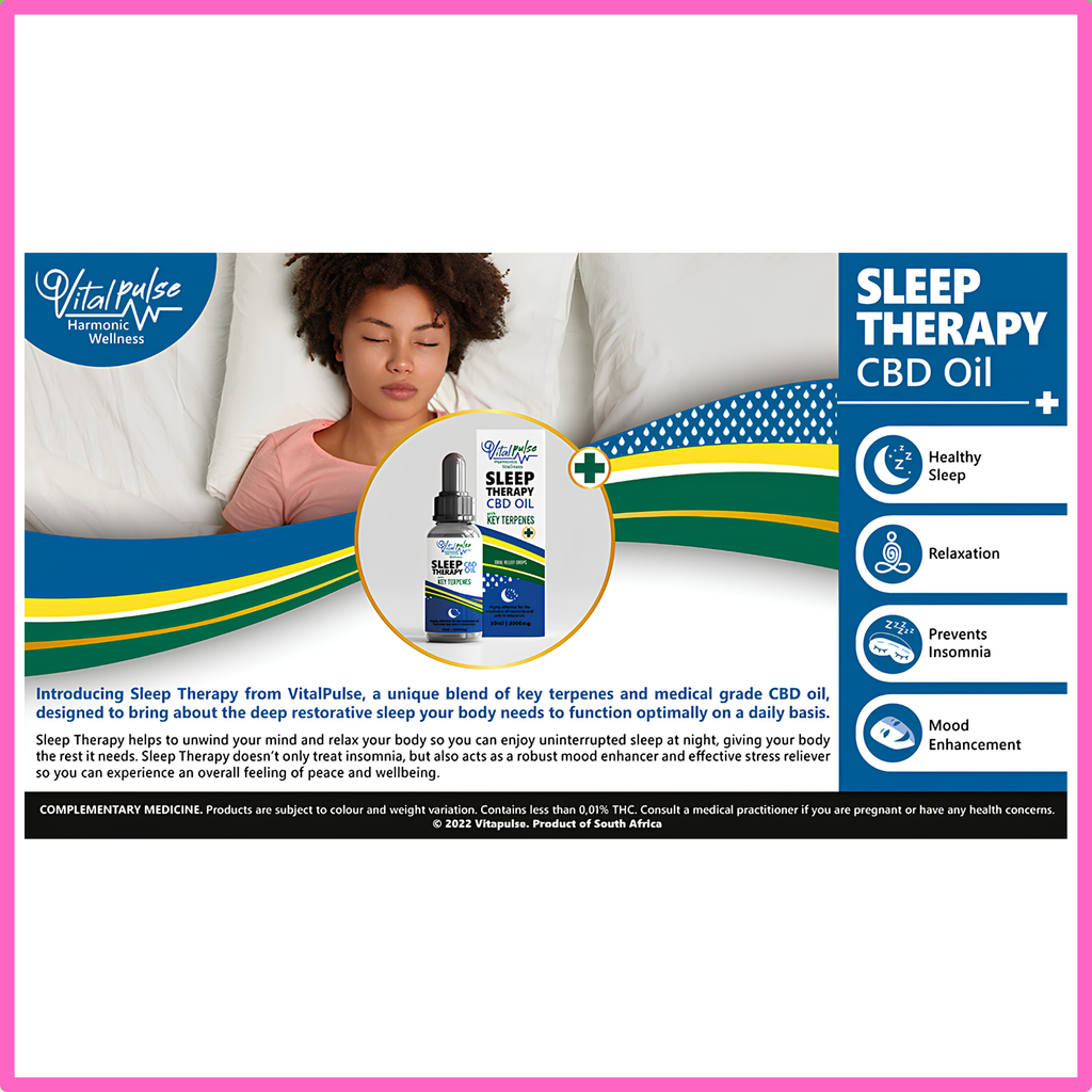 Vitalpulse Sleep Therapy CBD Oil 30ml (2000mg)