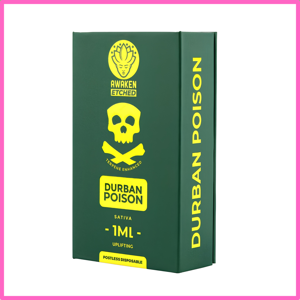 Awaken® Etched Disposable Vape 1ml - Durban Poison (Sativa)
